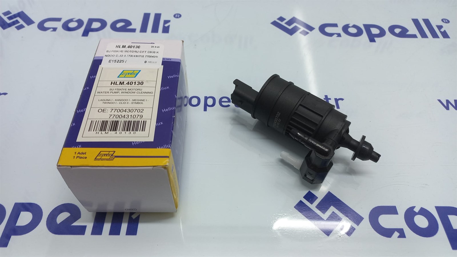 HLM.40130 - SU FISKIYE MOTORU CIFT CIKIS KANGOO CLIO II 7700430702 7700431079 / HELLUX