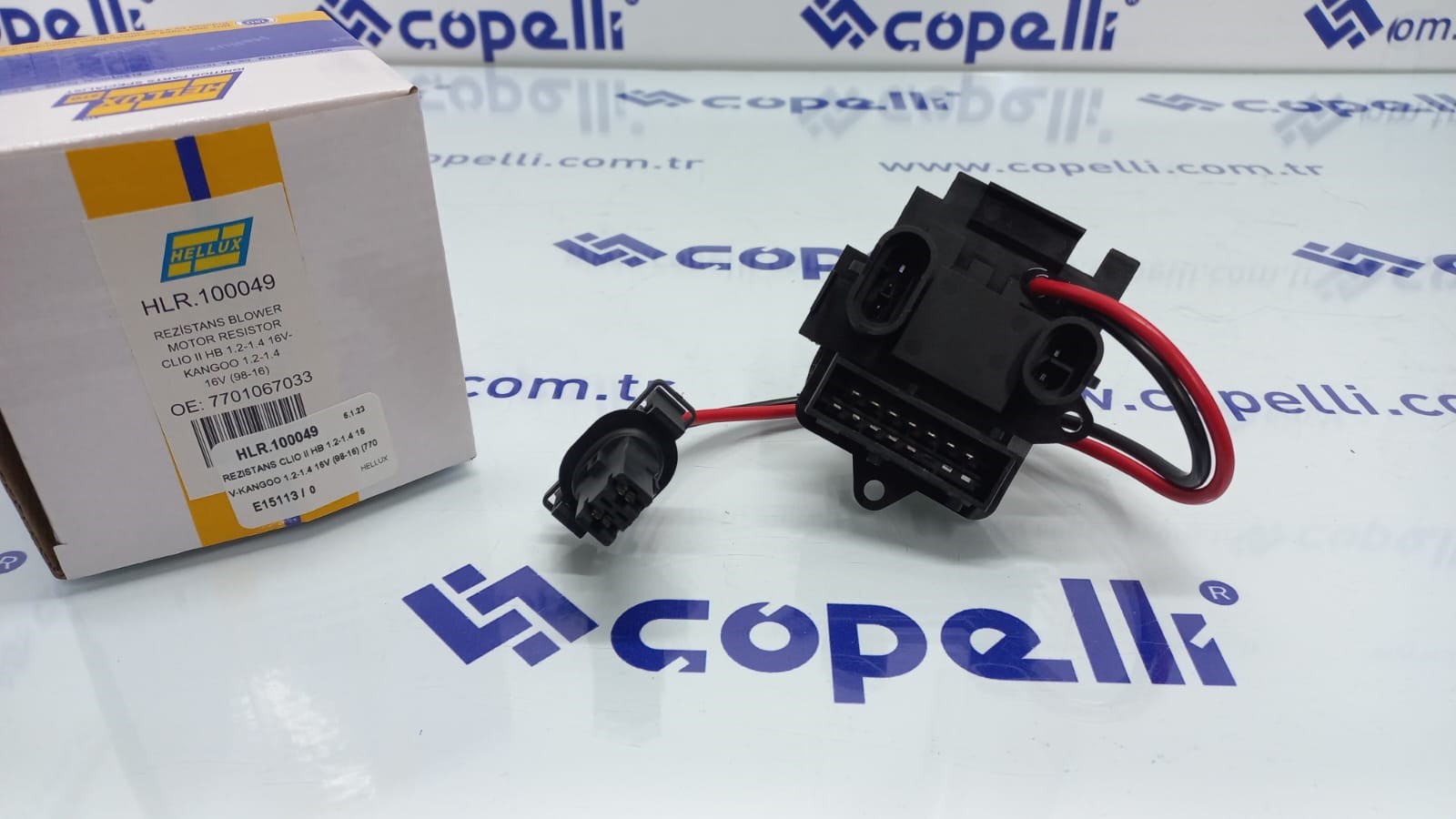 HLR.100049 - REZISTANS CLIO II HB 1.2-1.4 16V-KANGOO 1.2-1.4 16V (98-16) (7701067033 ) / HELLUX