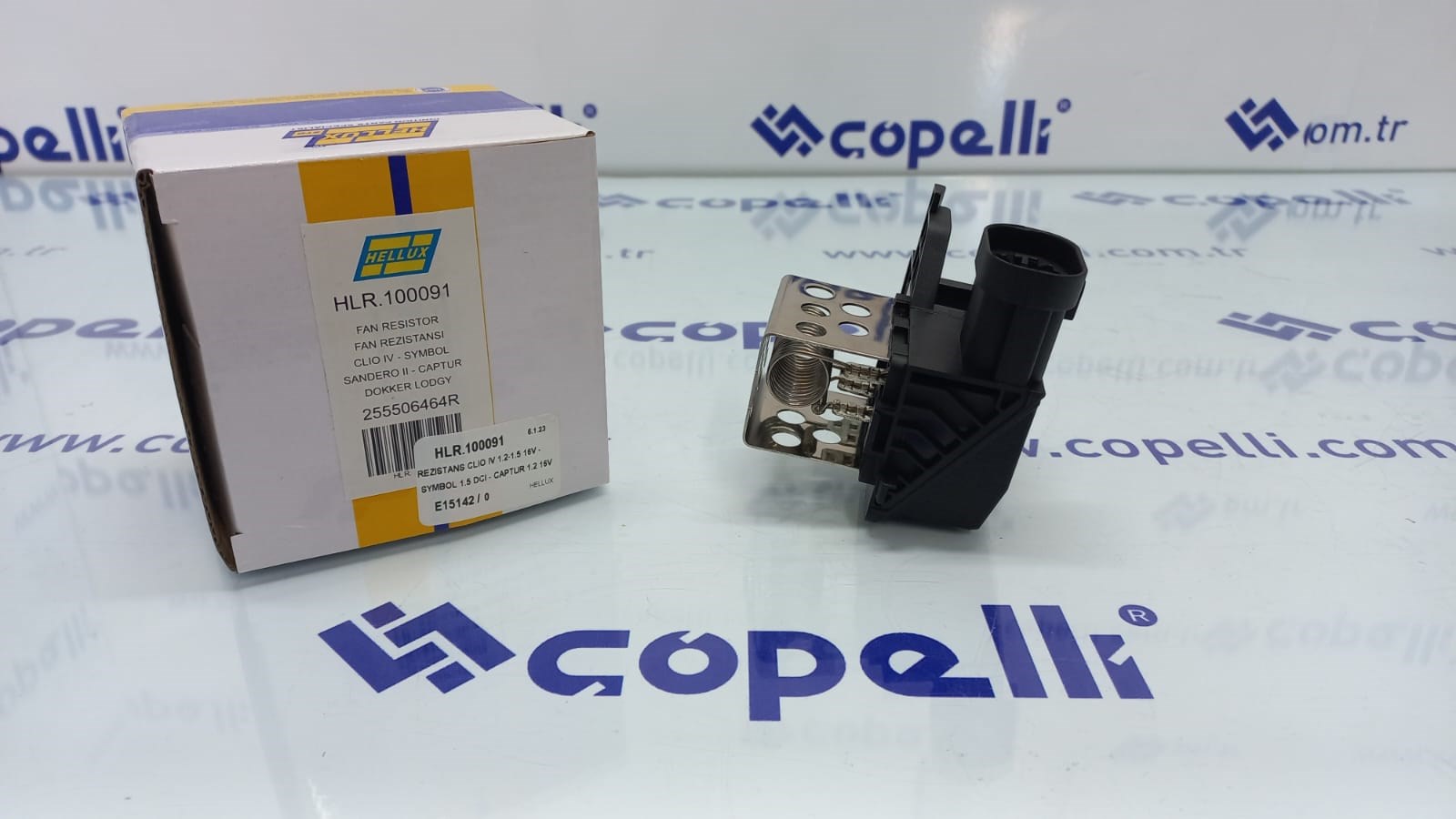 HLR.100091 - REZISTANS CLIO IV 1.2-1.5 16V - SYMBOL 1.5 DCI - CAPTUR 1.2 16V ( 255502585R 255506464R 255509263R) / HELLUX