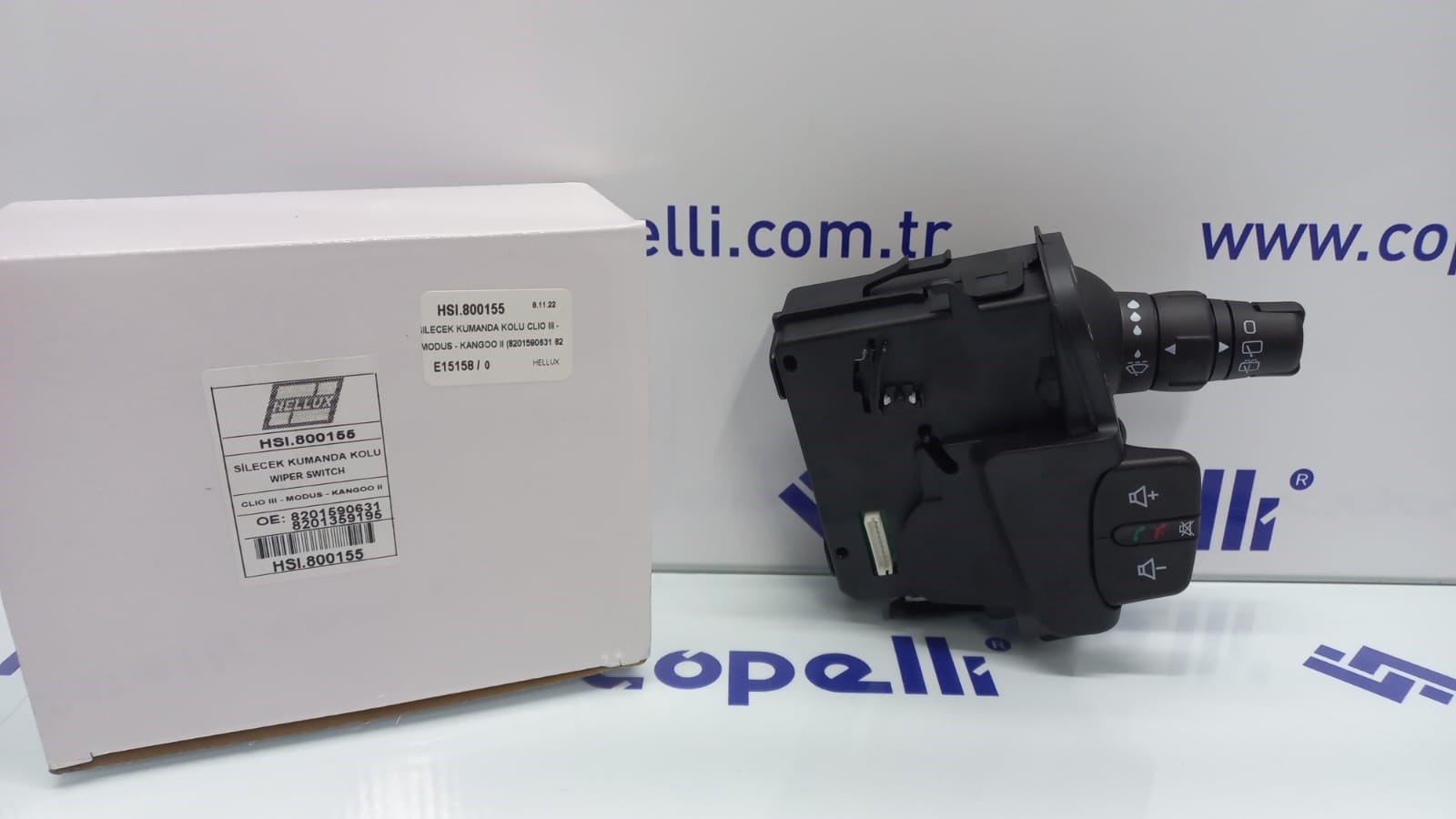 HSI.800155 - SILECEK KUMANDA KOLU CLIO III - MODUS - KANGOO II (8201590631 8201359195 7701068114) / HELLUX