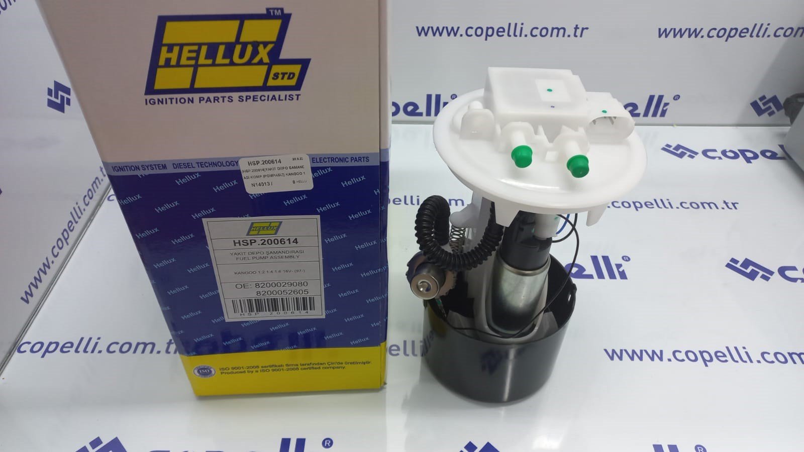 HSP.200614 - (HSP.200614)YAKIT DEPO SAMANDIRASI KOMP.(POMPASIZ) KANGOO 1.2 1.4 16V- (97-) 8200029080 / HELLUX