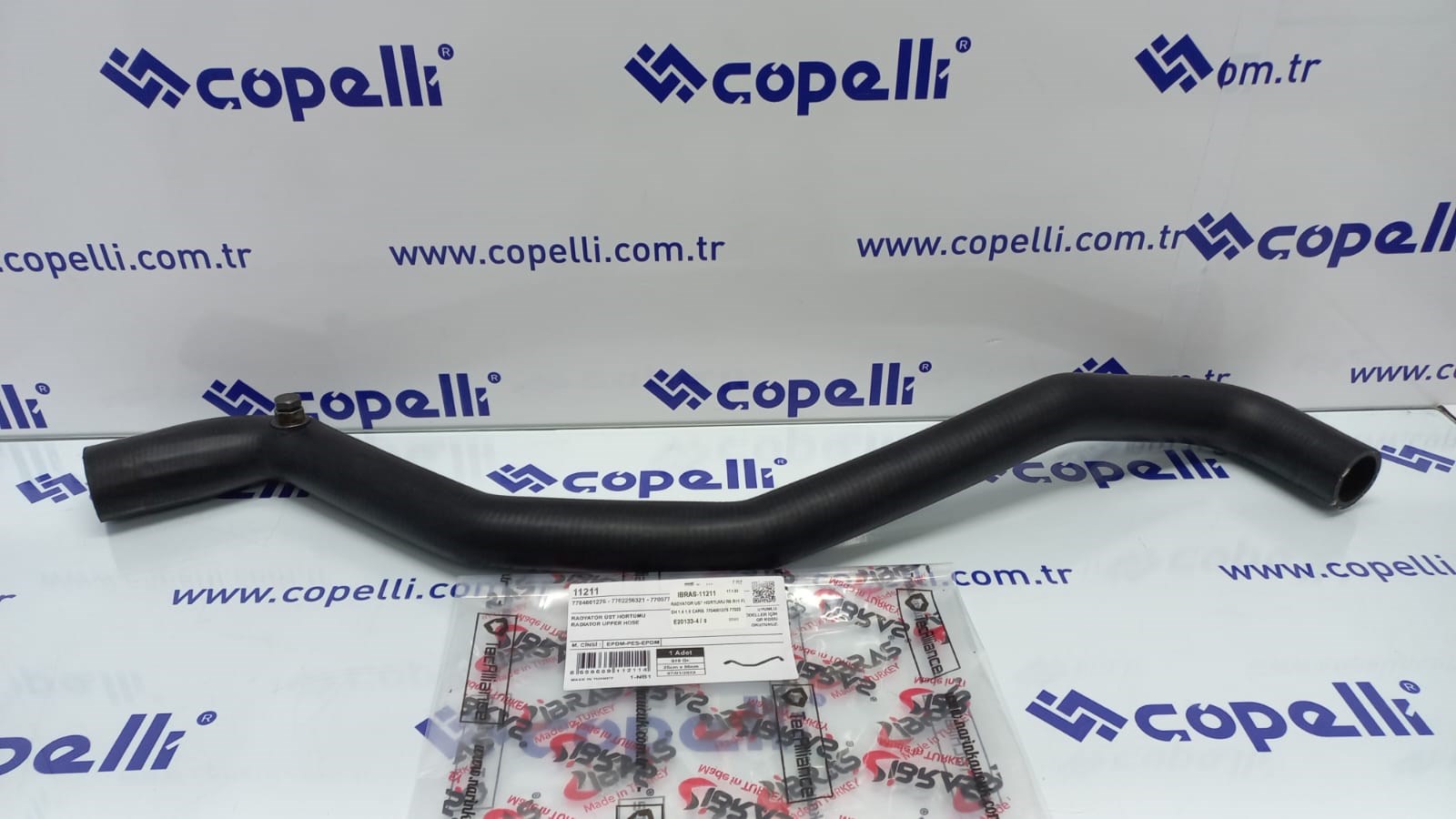 IBRAS-11211 - RADYATOR UST HORTUMU R9 R11 FLASH 1.4 1.6 CARB. 7704001276 7702256321 7700773831 7700773172 / IBRAS