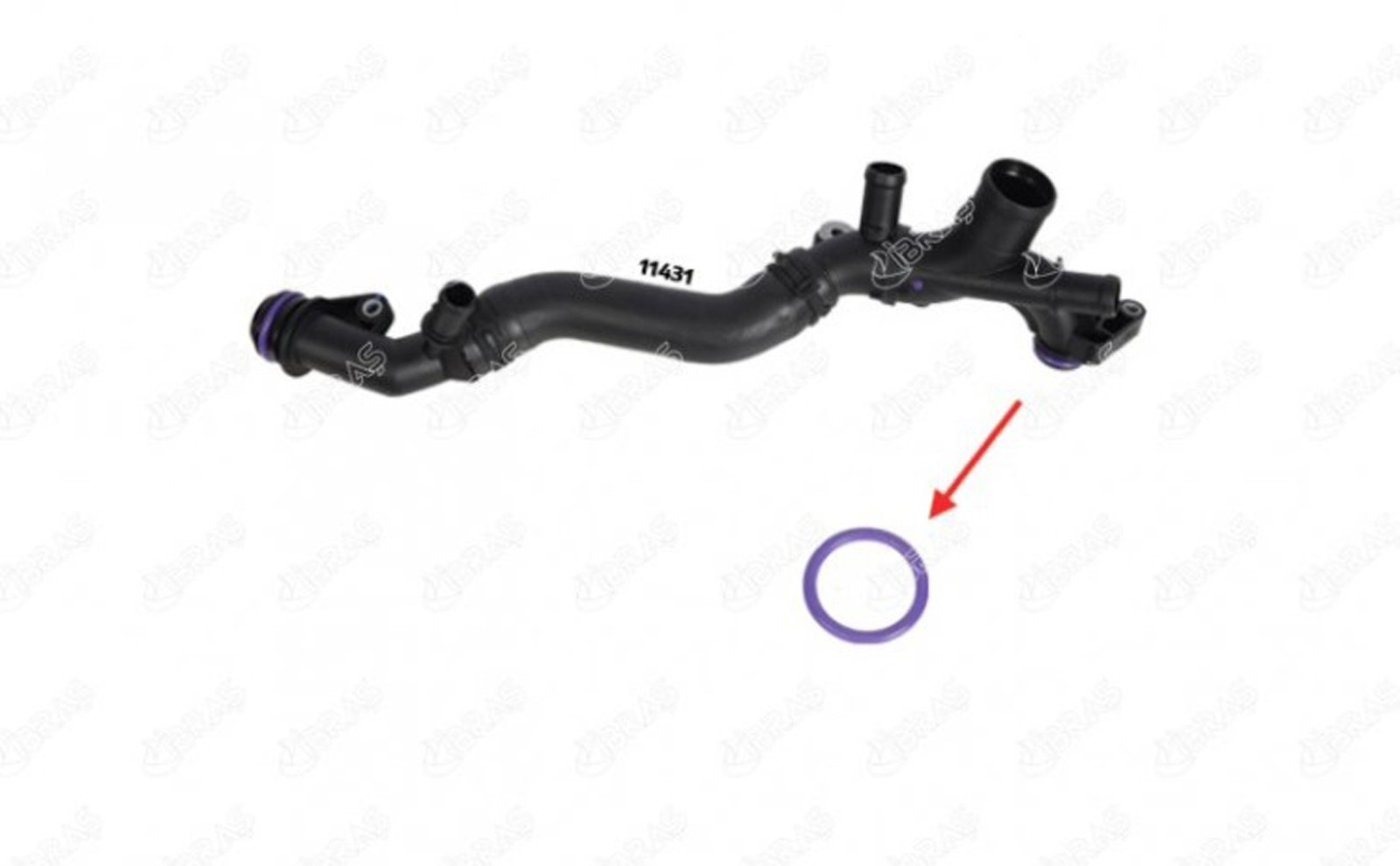 IBRAS-11432 - SU POMPA HORTUMU CONTASI MEGANE-SCENIC IV CAPTUR I KADJAR TALISMAN CLIO V DUSTER LODGY 210495321R / IBRAS