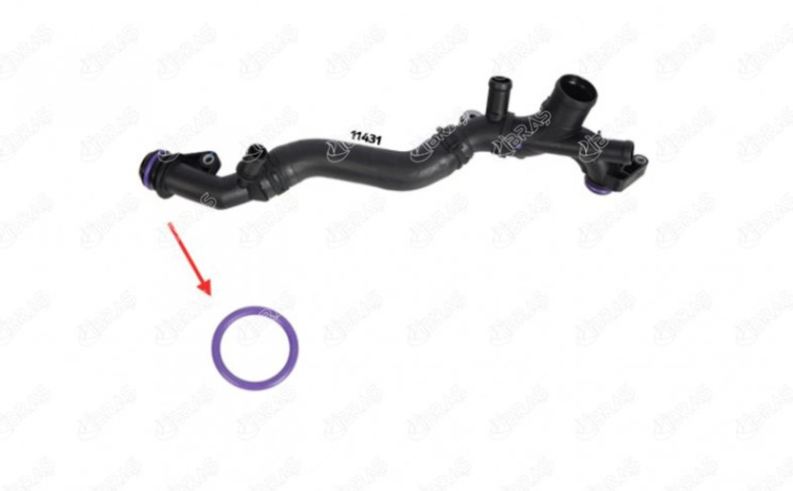 IBRAS-11433 - SU POMPA HORTUMU CONTASI MEGANE-SCENIC IV CAPTUR I KADJAR TALISMAN CLIO V DUSTER LODGY 210497511R / IBRAS