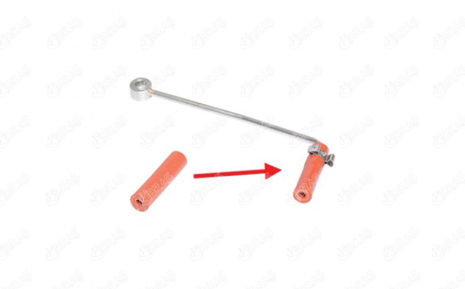 IBRAS-11596 - TURBO BASINC HORTUM METAL BORU HARIC 6mm x 15mm = 6.5cm MEGANE III FLUENCE 1.5 DCI LATITUDE SCENIC 8 / IBRAS