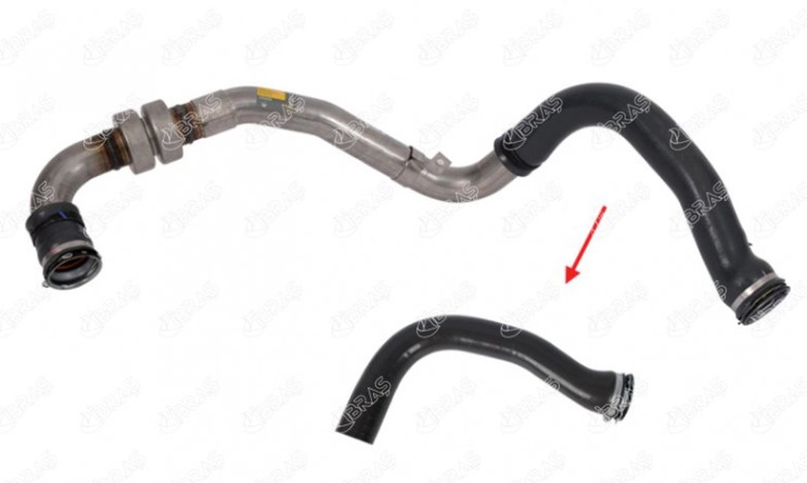 IBRAS-11680 - TURBO CIKIS HORTUMU BUYUK MET.PRC.YOK LAGUNA III 1.5 DCI 8201043883 8200493735 8201032788 / IBRAS