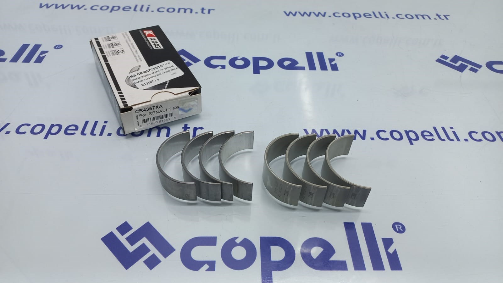 KING-CR4357CPSTD - (CR4357XA)KOL YATAK TK. (STD) MEGANE CLIO KANGOO 1.5 DCI K9K KL4375LCSTD 7701475987 / KING