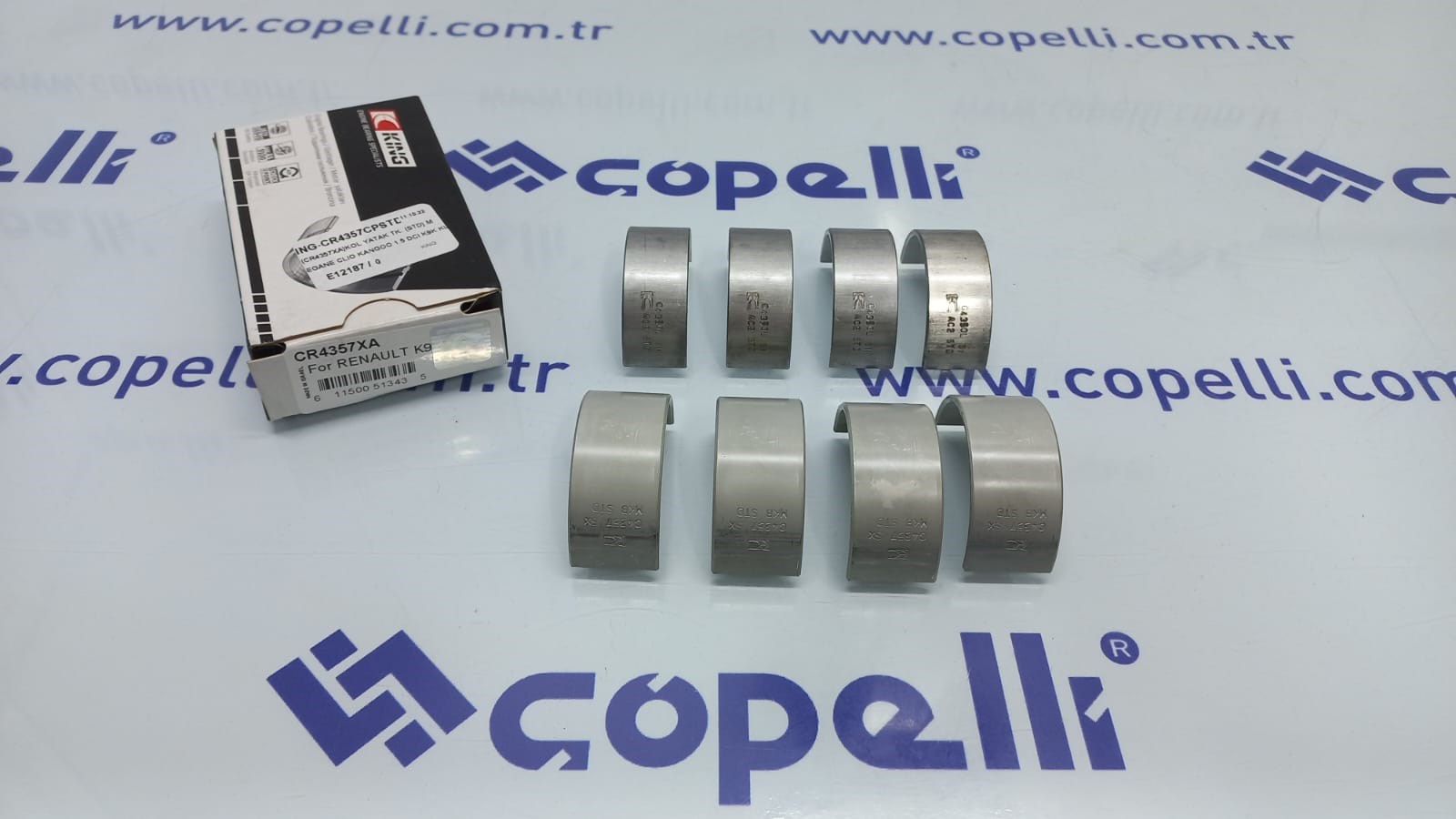 KING-CR4357CPSTD - (CR4357XA)KOL YATAK TK. (STD) MEGANE CLIO KANGOO 1.5 DCI K9K KL4375LCSTD 7701475987 / KING