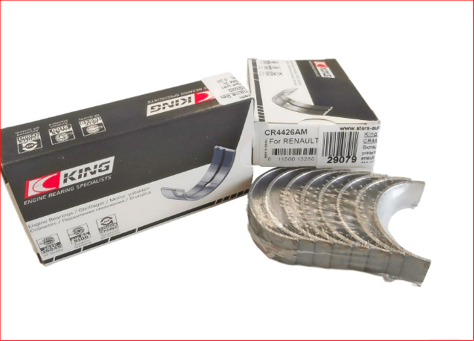KING-CR4426AMSTD - (CR4426AM)KOL YATAK TK. (STD) R9 R12 R19 1.3 1.4 KL4170SASTD-KING-RENAULT / KING