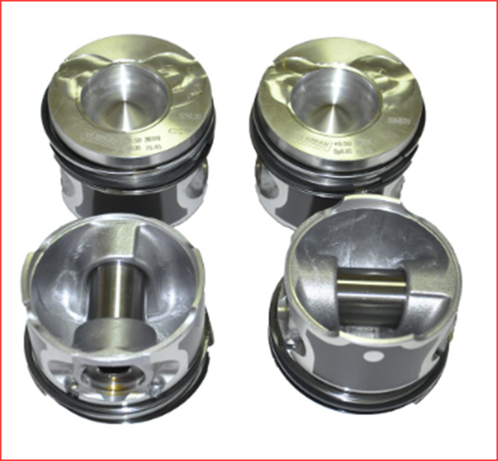MAH-0220112 - (0220112) PISTON+SEGMAN (0.50) CLIO-KNG 1.5 DCI K9K (76.50) 26 PIM(0.20mm. KISA)-MAHLE-RENAULT / MAHLE
