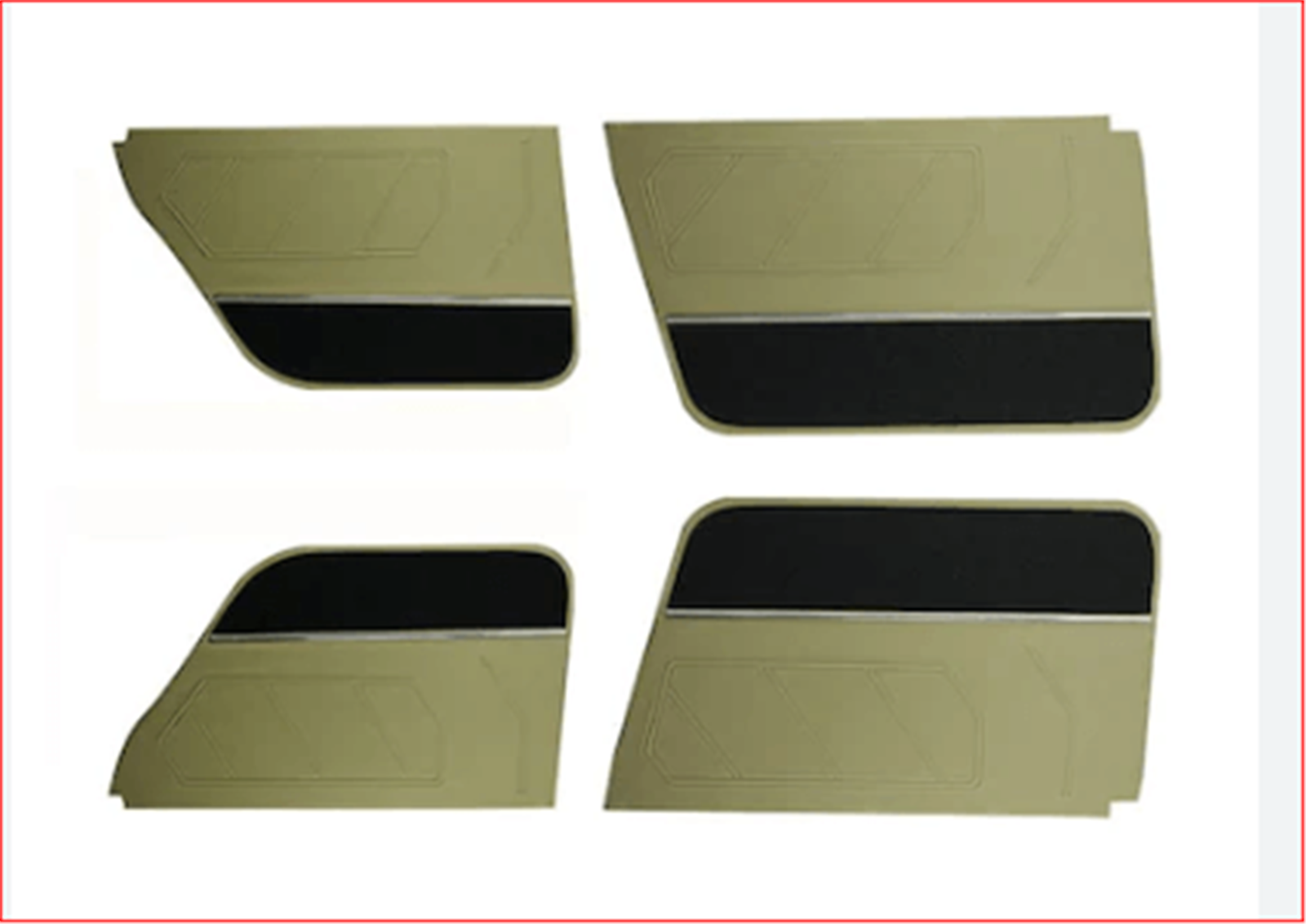 OZ-RN01010404 - KAPI DOSEMESI HALILI (NIKELAJLI - BEJ) TK. R9 E.M.-OZ-IS-RENAULT / OZ-IS