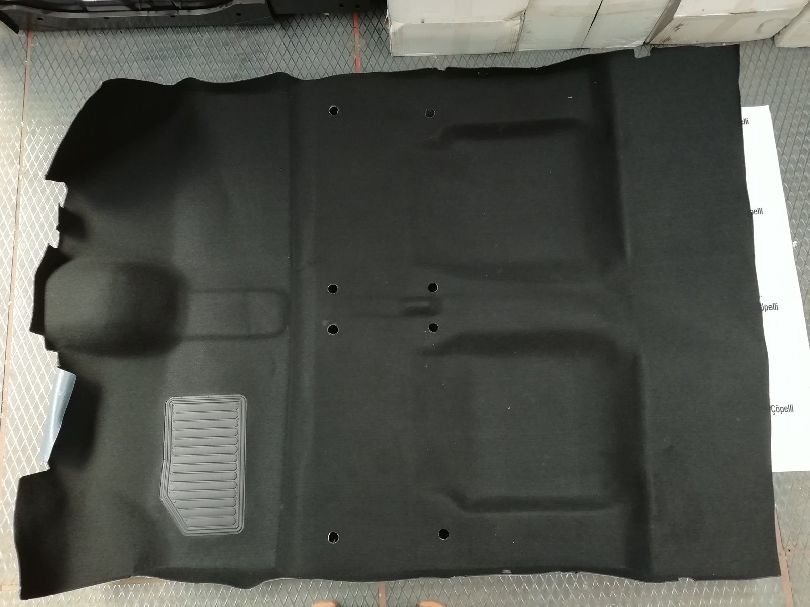 OZ-RN12080001 - HALI TABAN SIYAH HRL14 R12-TOROS / OZ-IS