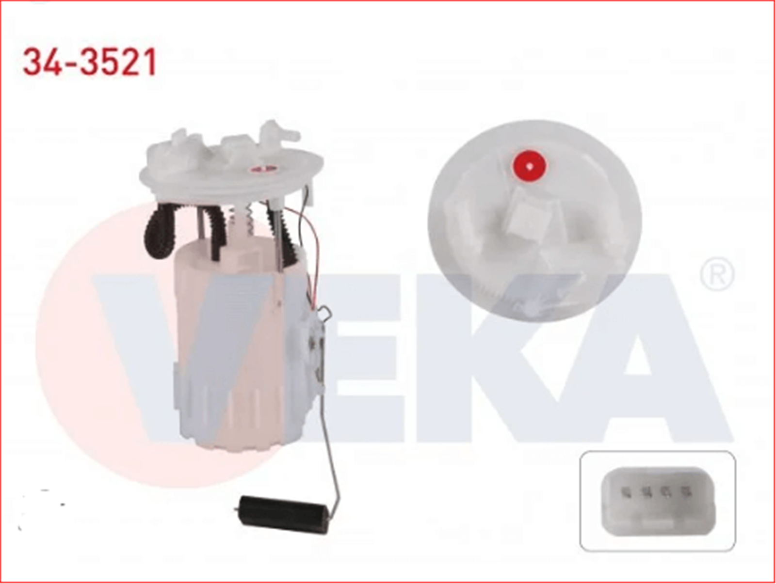 VEKA-343521 - YAKIT DEPO SAMANDIRASI KANGOO Express (FC0/1_) 1.5 DCI 2008- KANGOO (KW0/1) 1.5 DCI 2008--VEKA-RENAULT / VEKA