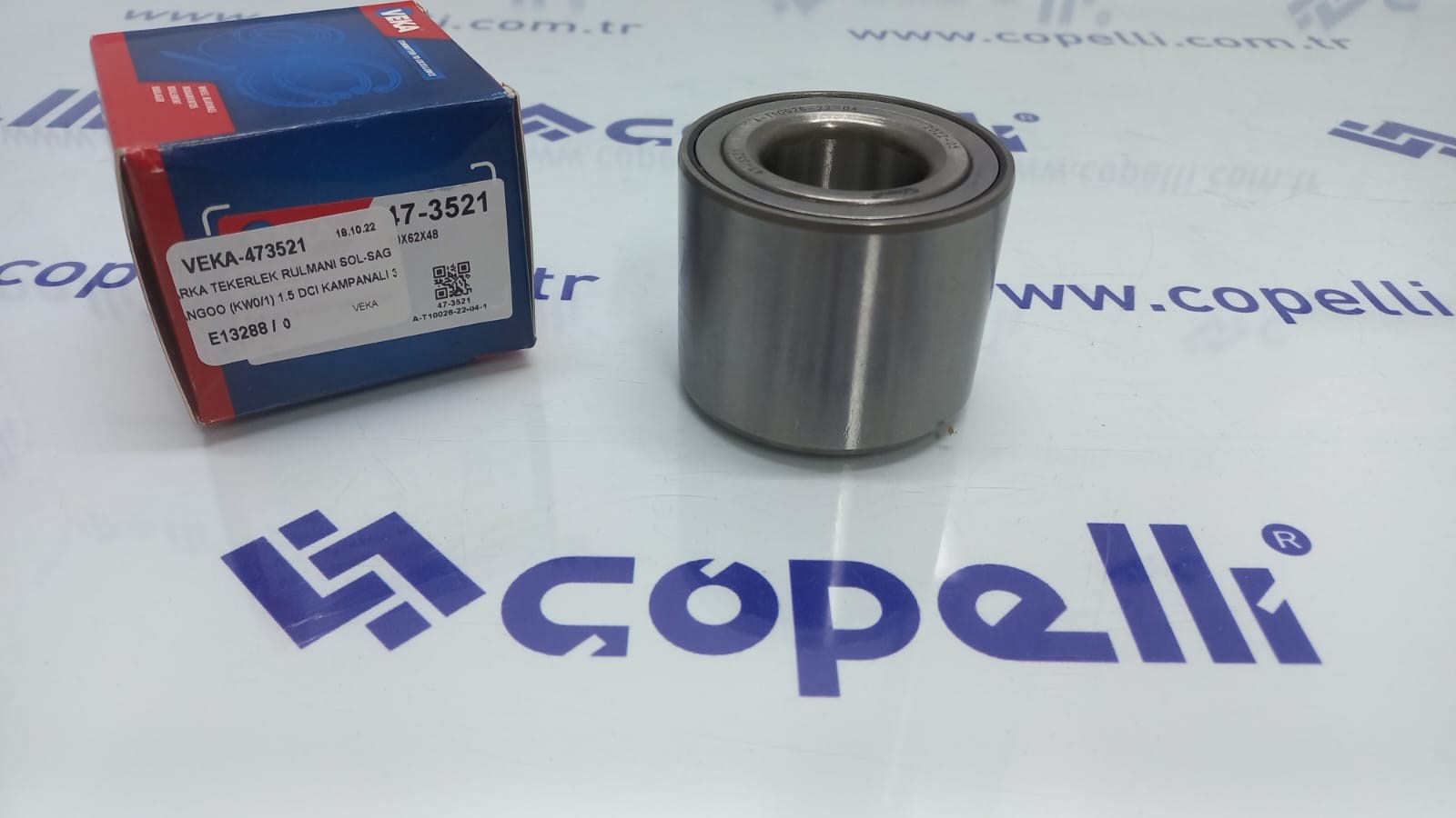 VEKA-473521 - ARKA TEKERLEK RULMANI SOL-SAG KANGOO (KW0/1) 1.5 DCI KAMPANALI 30X62X48 2008- 430009707R 432029176R / VEKA