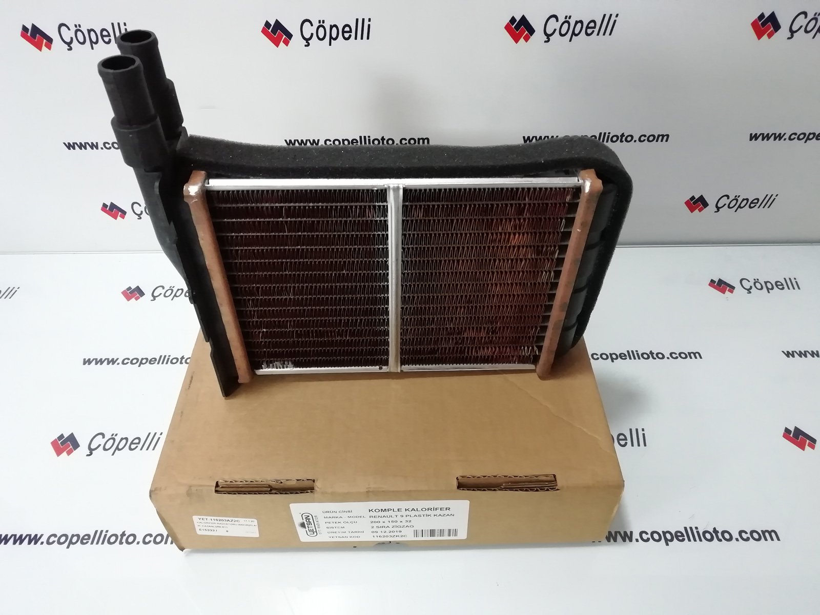 YET-116203AZ2C - KALORIFER RADYATORU BAKIR(PLASTIK KAZANLI)R9-R11(116203ZK2C) / YETSAN