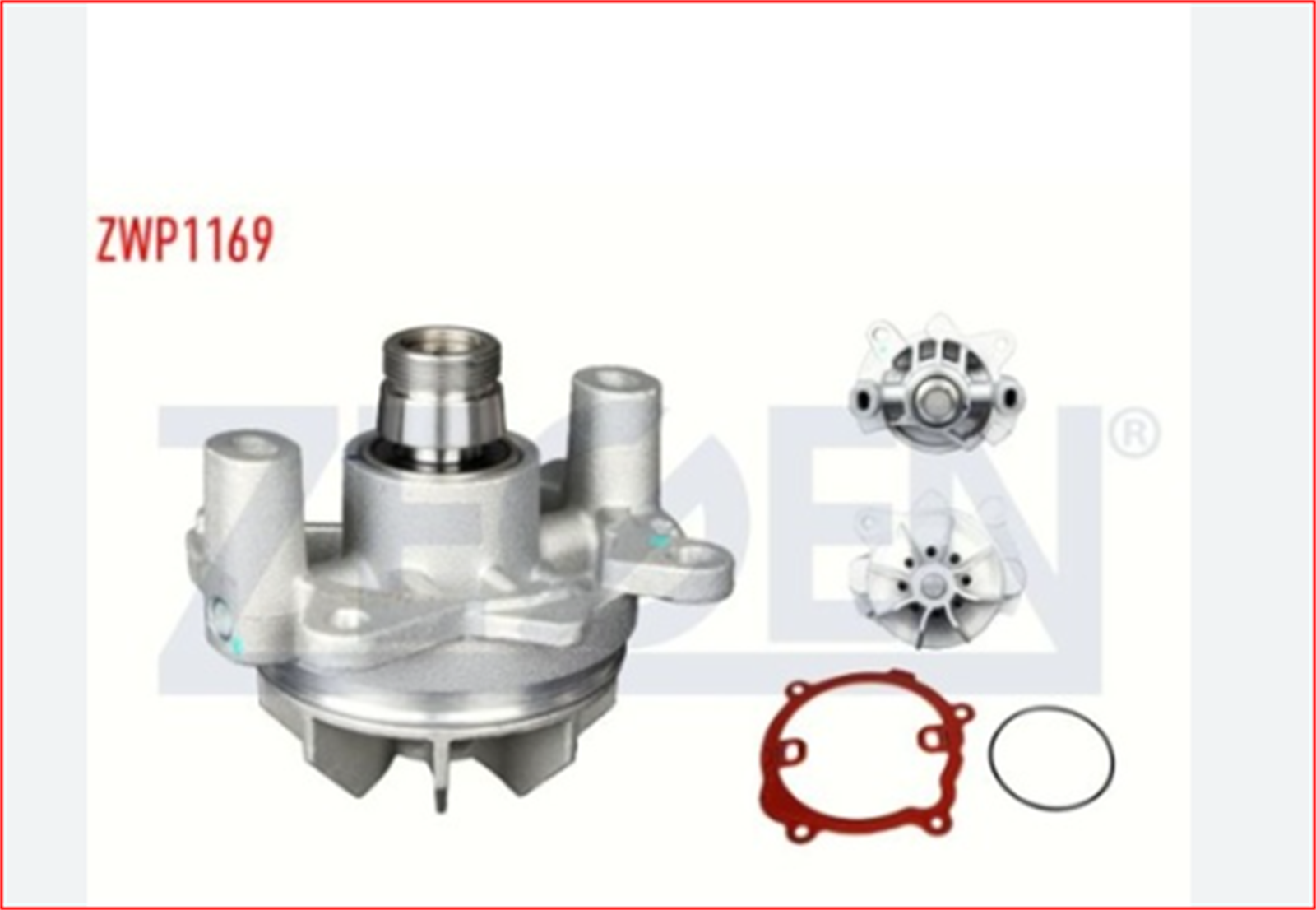 ZWP1169 - DEVIRDAIM MASTER II (FD) 2.5 DCI 1998-2010/ MOVANO A 2.5 DTI 2001-2010/ TRAFIC II (FL) 2.5 DCI 2001-ZEGEN-RENAULT / ZEGEN