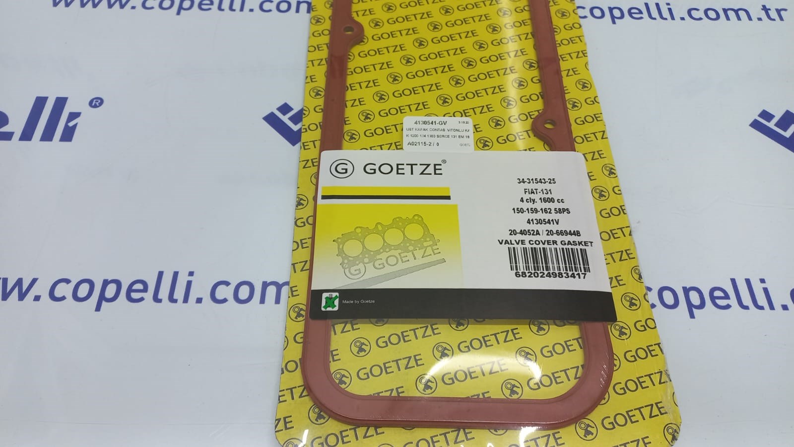 4130541-GV - UST KAPAK CONTASI VITONLU KAUCUK 1200 124 1300 SERCE 131 EM 1600 DOGAN KARTAL SAHIN) (4130541) / GOETZEY