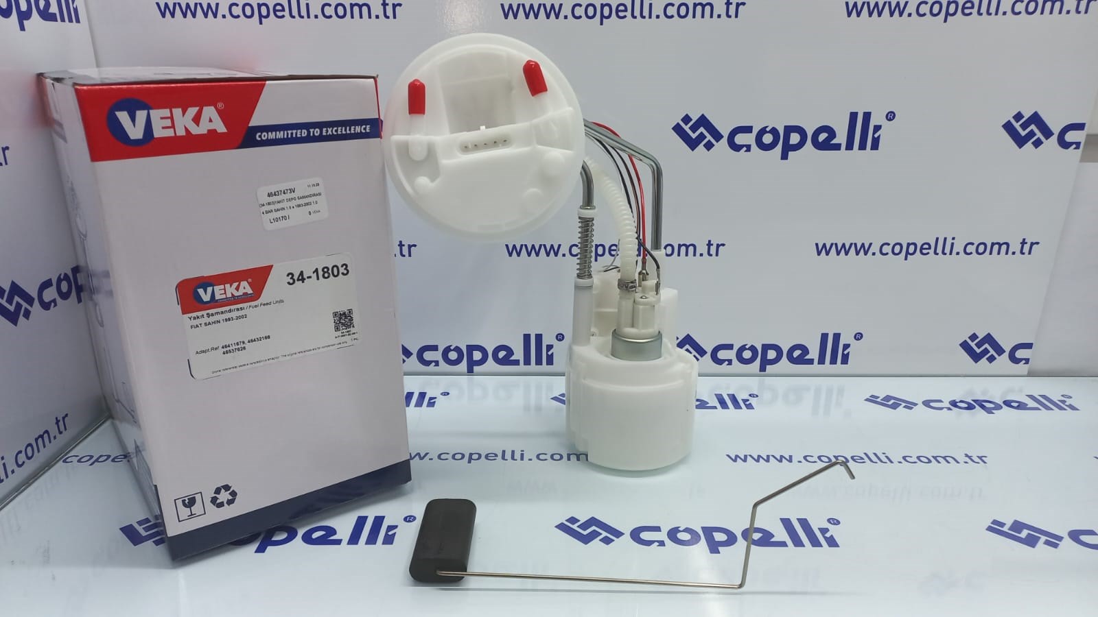 46437473V - (34-1803)YAKIT DEPO SAMANDIRASI 4 BAR SAHIN 1.6 e 1993-2002 1.0 BAR DOGAN SLX 1.6 e 1993-2002 / VEKA