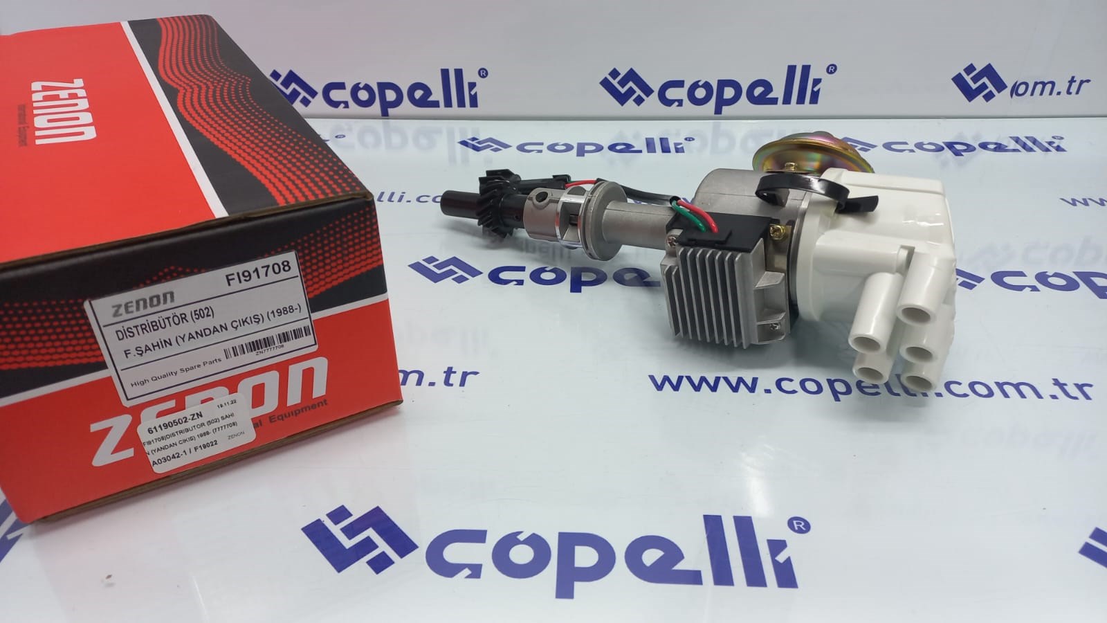 61190502-ZN - (FI91708)DISTRIBUTOR (502) SAHIN (YANDAN CIKIS) 1988- (7777708) / ZENON