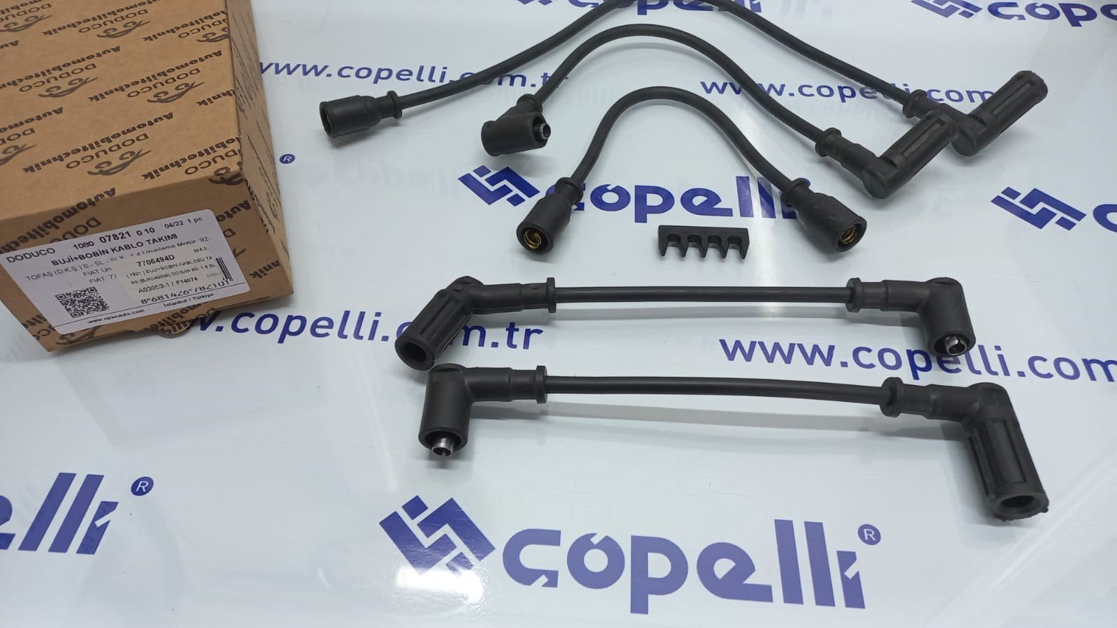 7706494D - ( 7821 ) BUJI+BOBIN KABLOSU TAKIMI (BJK040009) DOGAN 92- 1.6 SL SLX (UZUN MOTOR) / DODUCO