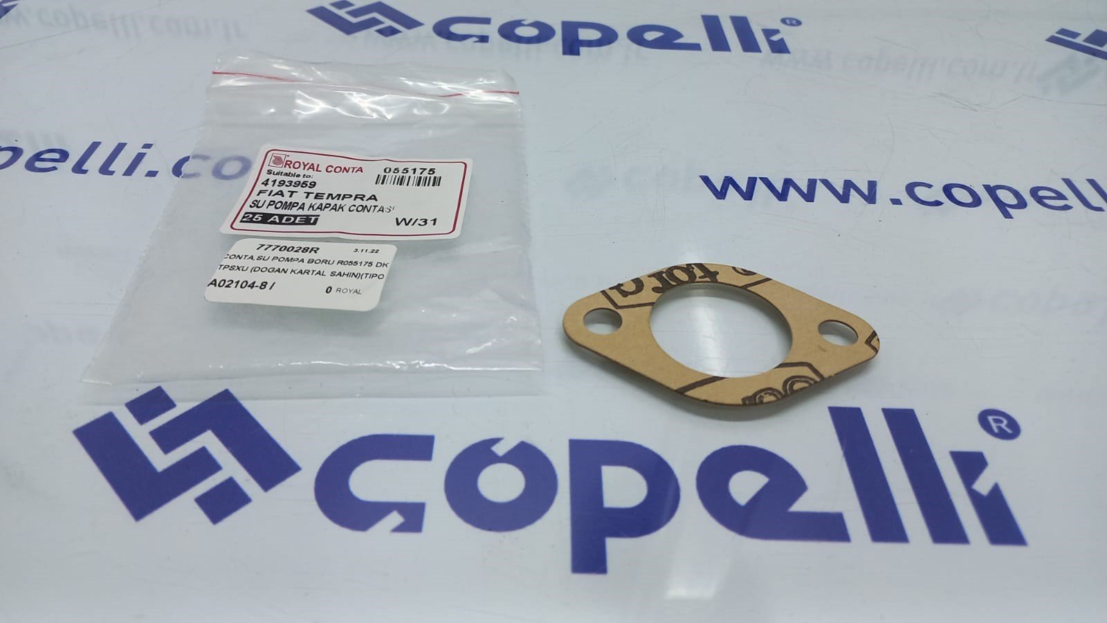 7770028R - CONTA,SU POMPA BORU R055175 DKS/TPSXU (DOGAN KARTAL SAHIN)(TIPO TEMPRA UNO) / ROYAL