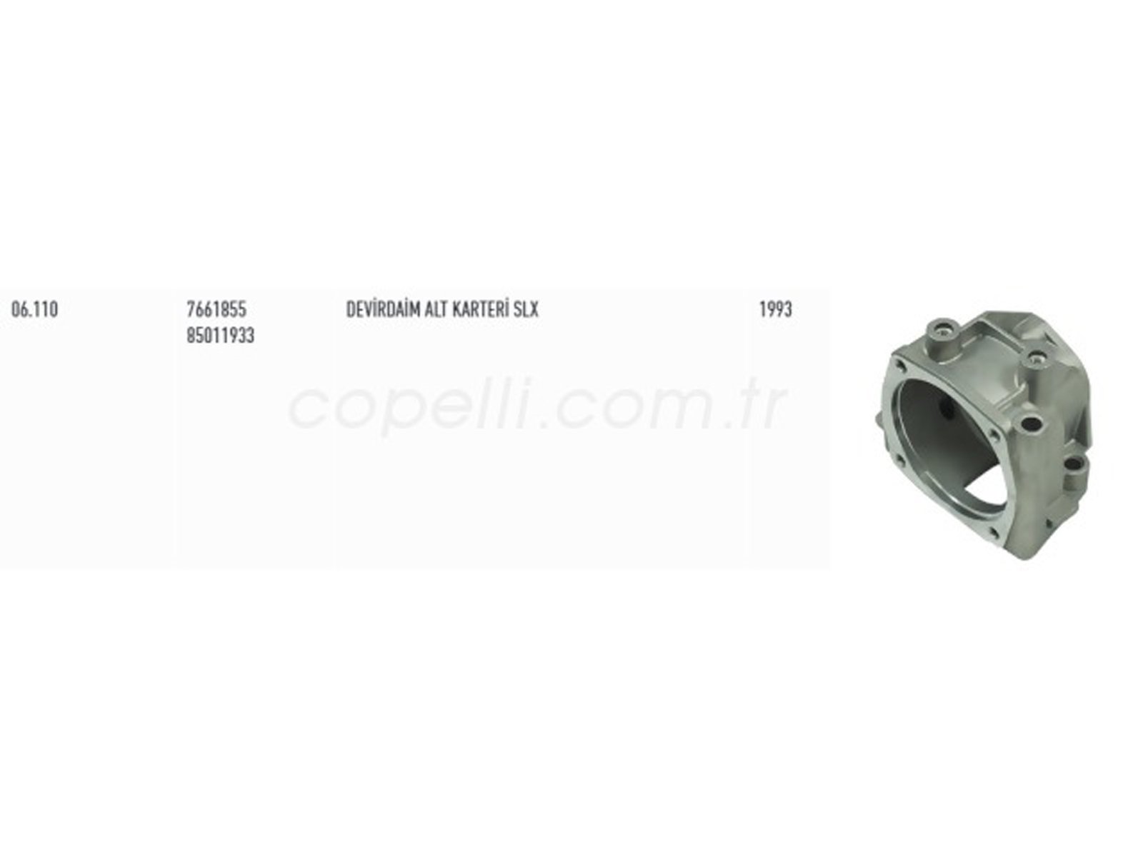 7784985TGOV - (06.110) DEVIRDAIM (SU POMPASI) ALT KARTERI SLX 1993 / THERMAX