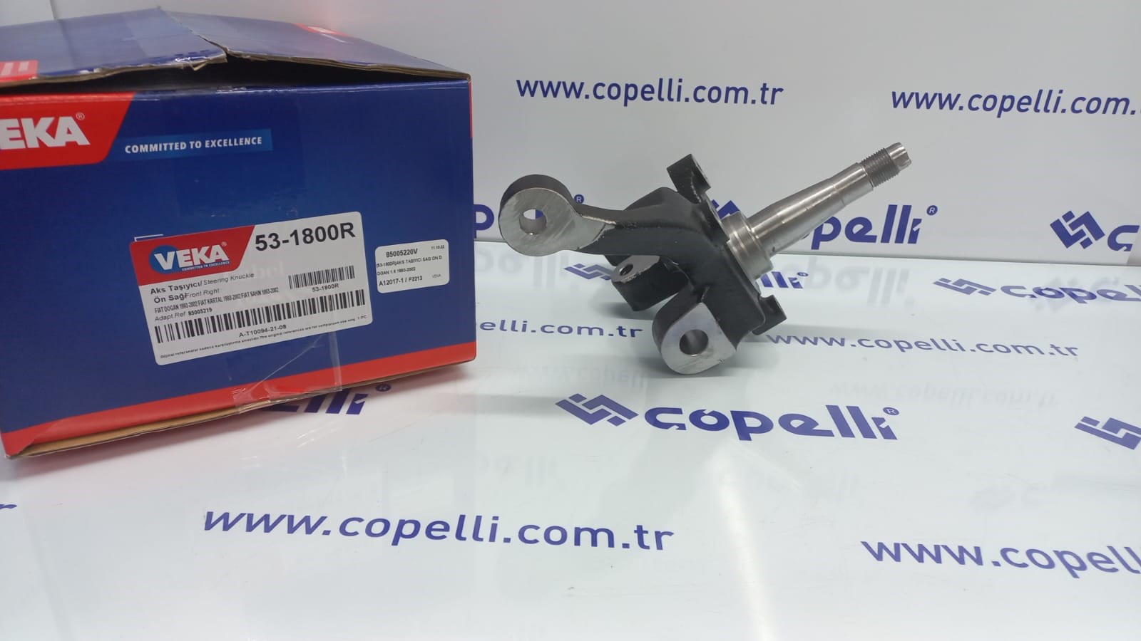 85005220V - (53-1800R)AKS TASIYICI SAG ON DOGAN 1.6 1993-2002 / VEKA