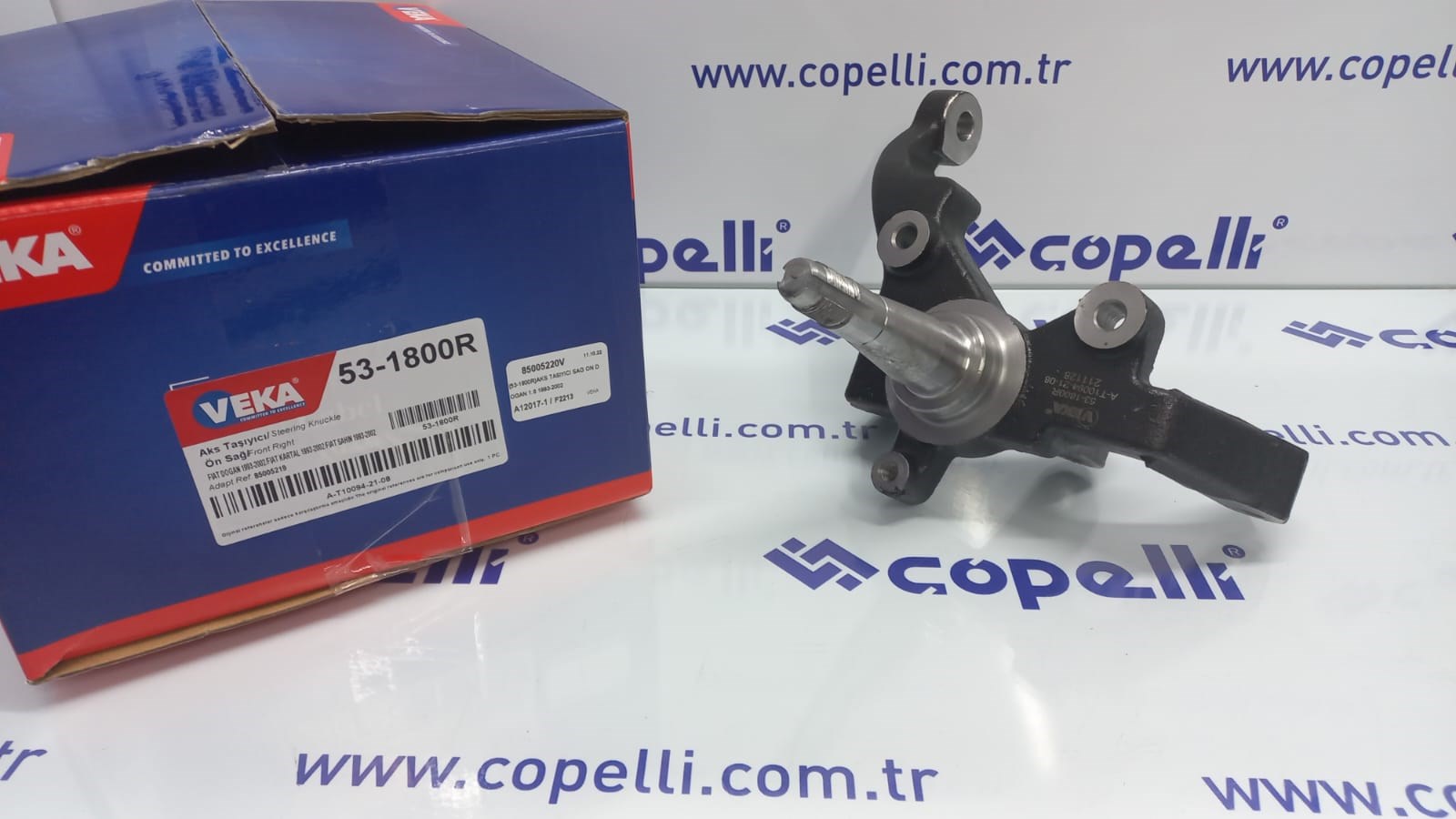 85005220V - (53-1800R)AKS TASIYICI SAG ON DOGAN 1.6 1993-2002 / VEKA