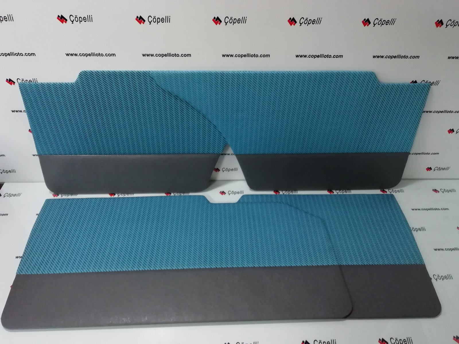 OZ-TF01012503 - KAPI IC PANELLERI (DOSEME TK.) TK. E.M. CIZGILI KUMAS MAVI 131 DOGAN / OZ-IS