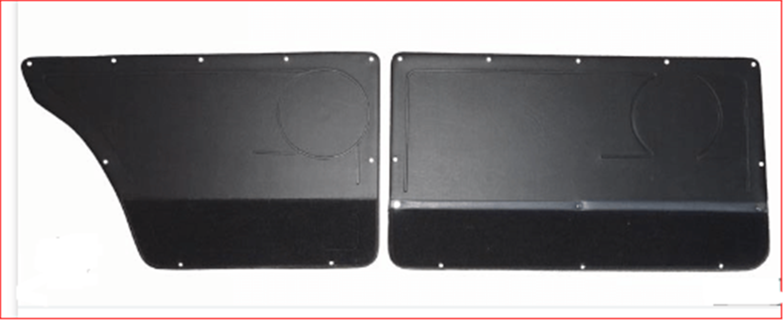 OZ-TF10010101 - KAPI DOSEMESI TK. SERCE SIYAH-OZ-IS-TOFAS / OZ-IS