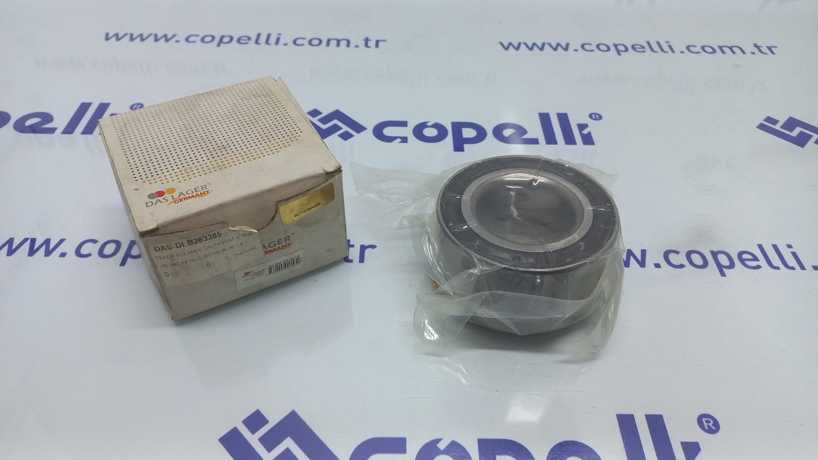 DAS-DLB263385 - TEKER RULMANI ON PASSAT V VI 96-05 A80 A4 A6 SUPERB 86-05 1.6 1.8T 1.9 TDI 2.5 TDI 39X75X37 / DASLAGER