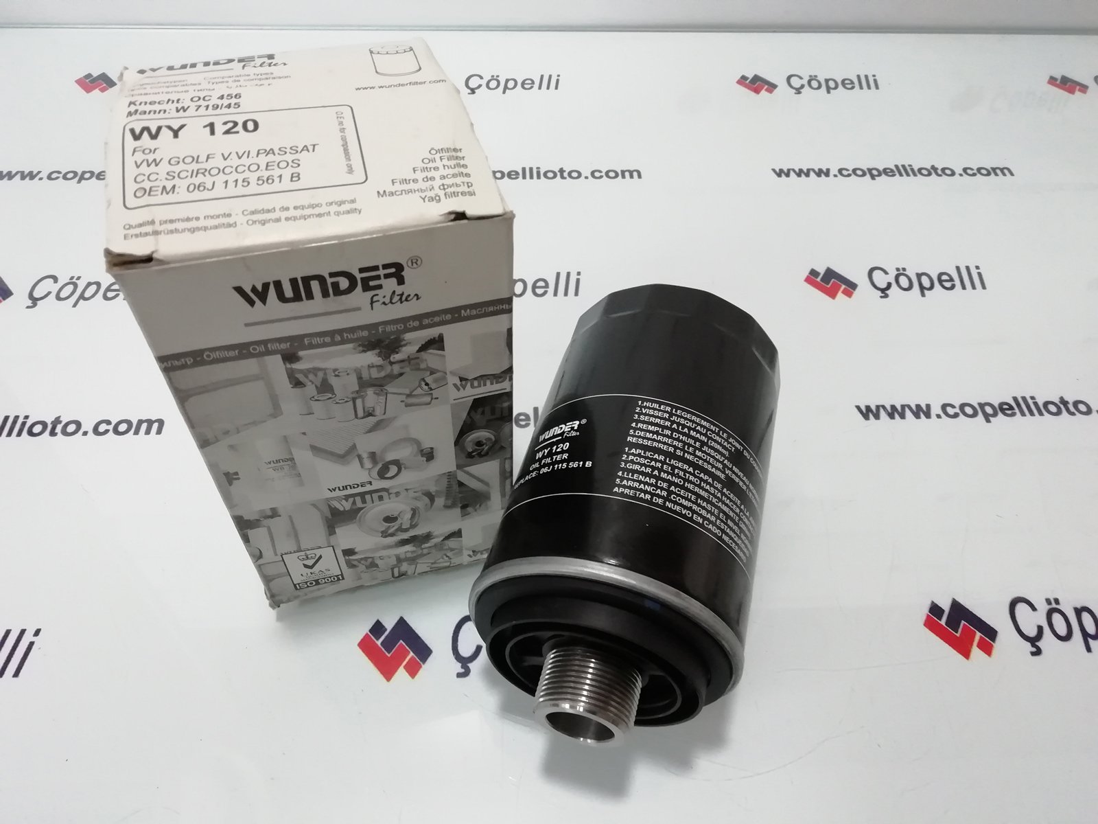 WY 120 - YAG FILTRESI, GOLF V,VI -PASSAT CC,SCIROCCO,EOS TSI 06J115561B SO 1006-W 719/45-OC 456 (SO-1006 / WUNDER