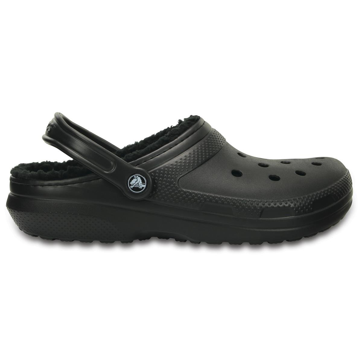 Crocs Classic Lined Black Unisex Terlik 203591-060