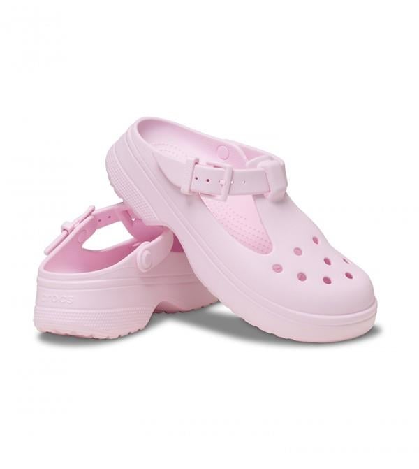 Crocs Classic Mary Jane Clog Pink Wmn's Terlik 210581-6ZW
