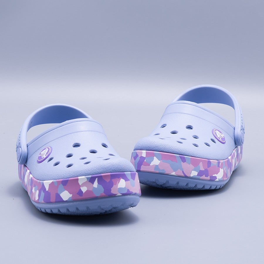 Crocs Crocband Glow Confetti Bandcgt Blue Haze Çocuk Terlik 212524-4ZA