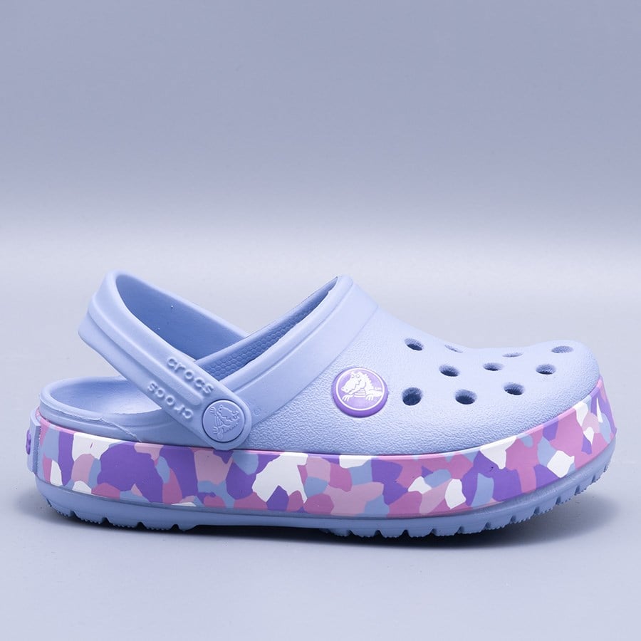 Crocs Crocband Glow Confetti Bandcgt Blue Haze Çocuk Terlik 212524-4ZA