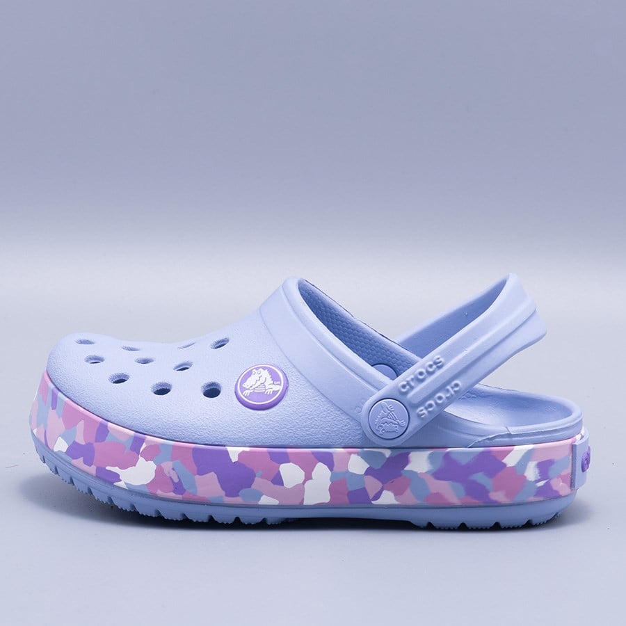 Crocs Crocband Glow Confetti Bandcgt Blue Haze Çocuk Terlik 212524-4ZA