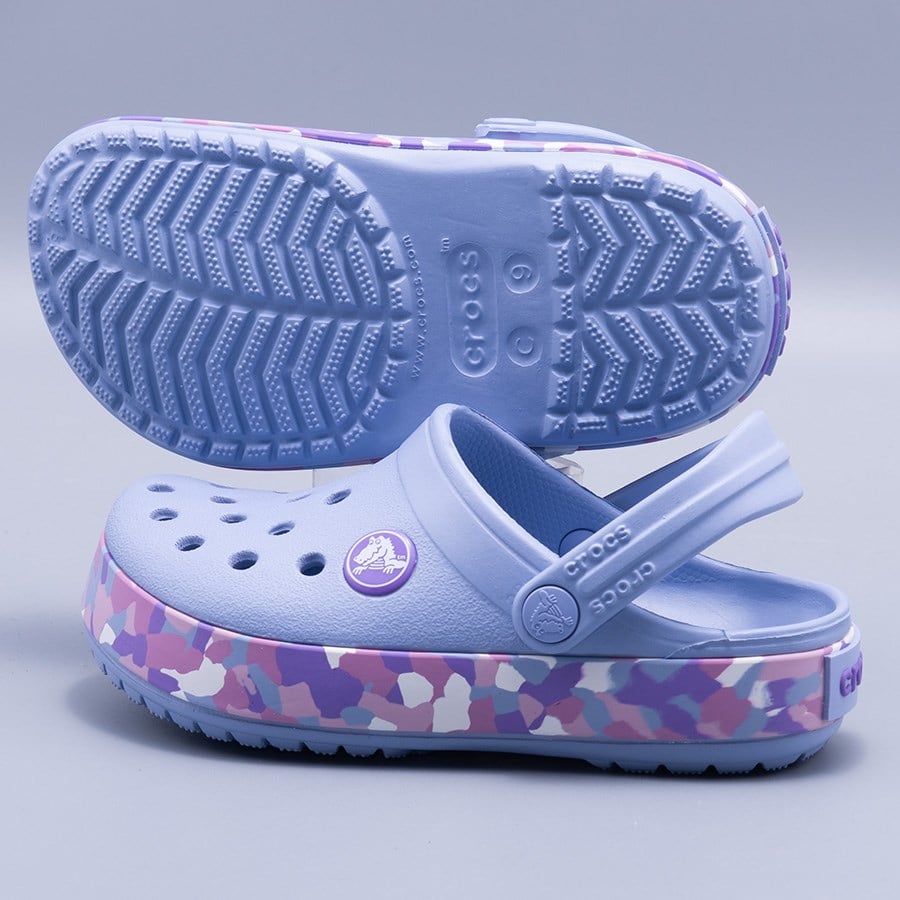 Crocs Crocband Glow Confetti Bandcgt Blue Haze Çocuk Terlik 212524-4ZA