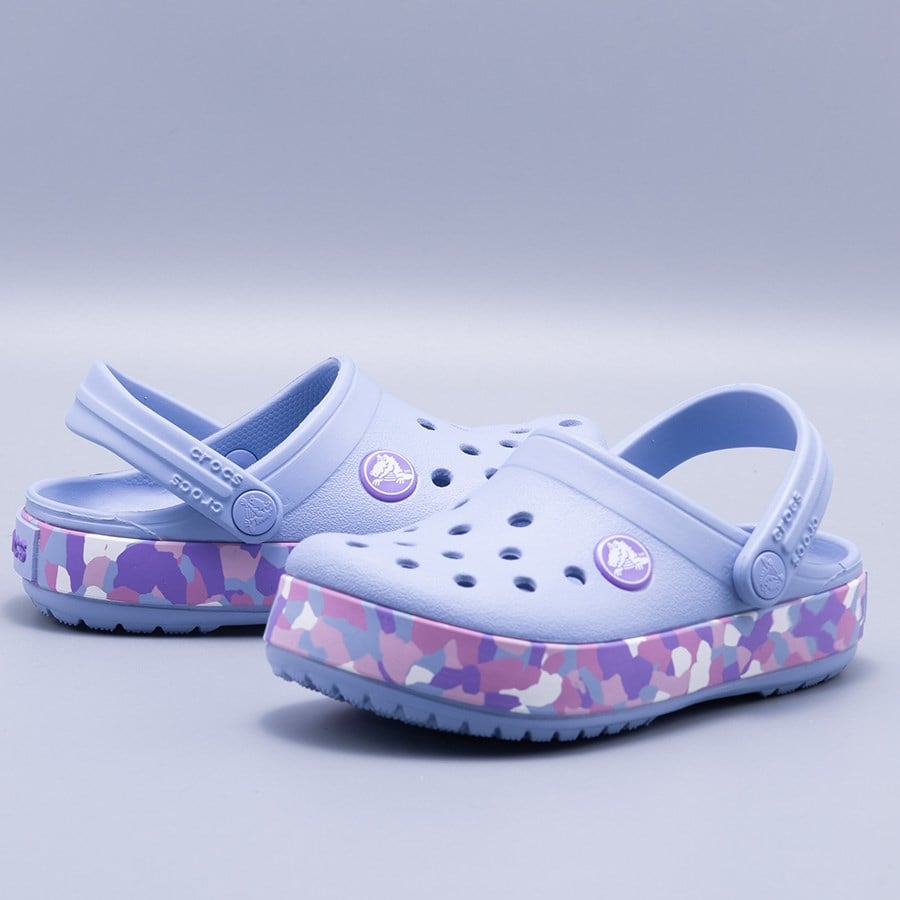 Crocs Crocband Glow Confetti Bandcgt Blue Haze Çocuk Terlik 212524-4ZA