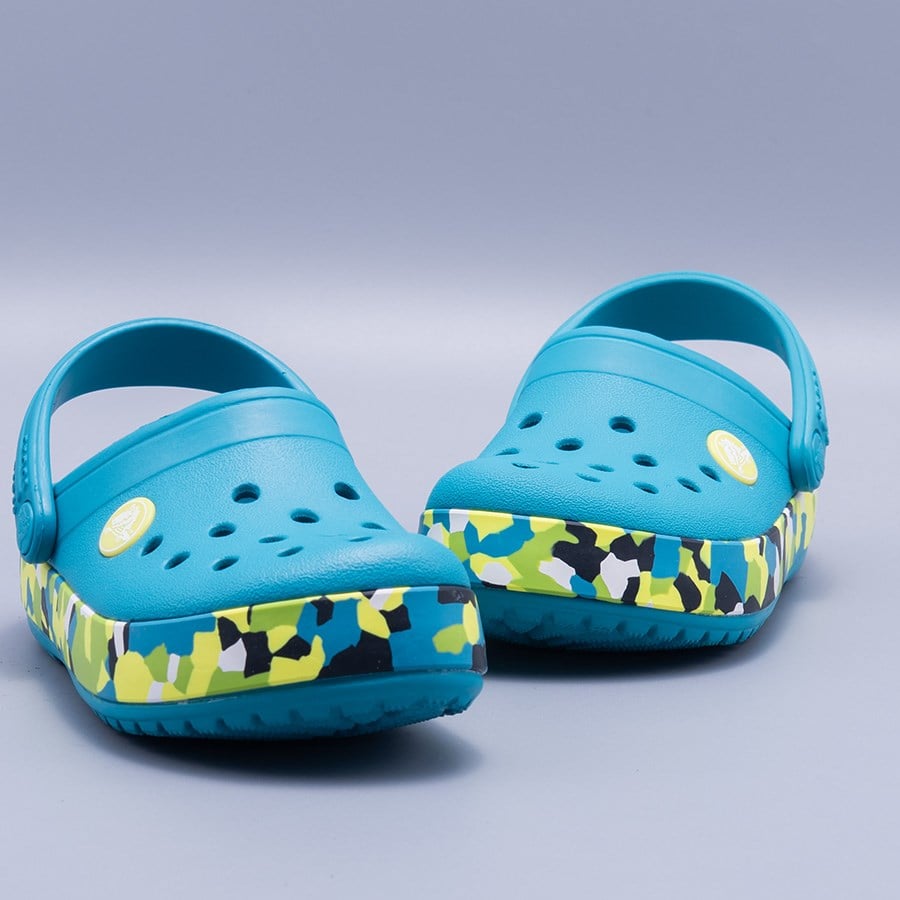 Crocs Crocband Glow Confetti Bandcgt Turbo Teal Çocuk Terlik 212524-3BU