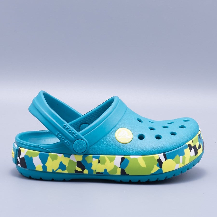 Crocs Crocband Glow Confetti Bandcgt Turbo Teal Çocuk Terlik 212524-3BU