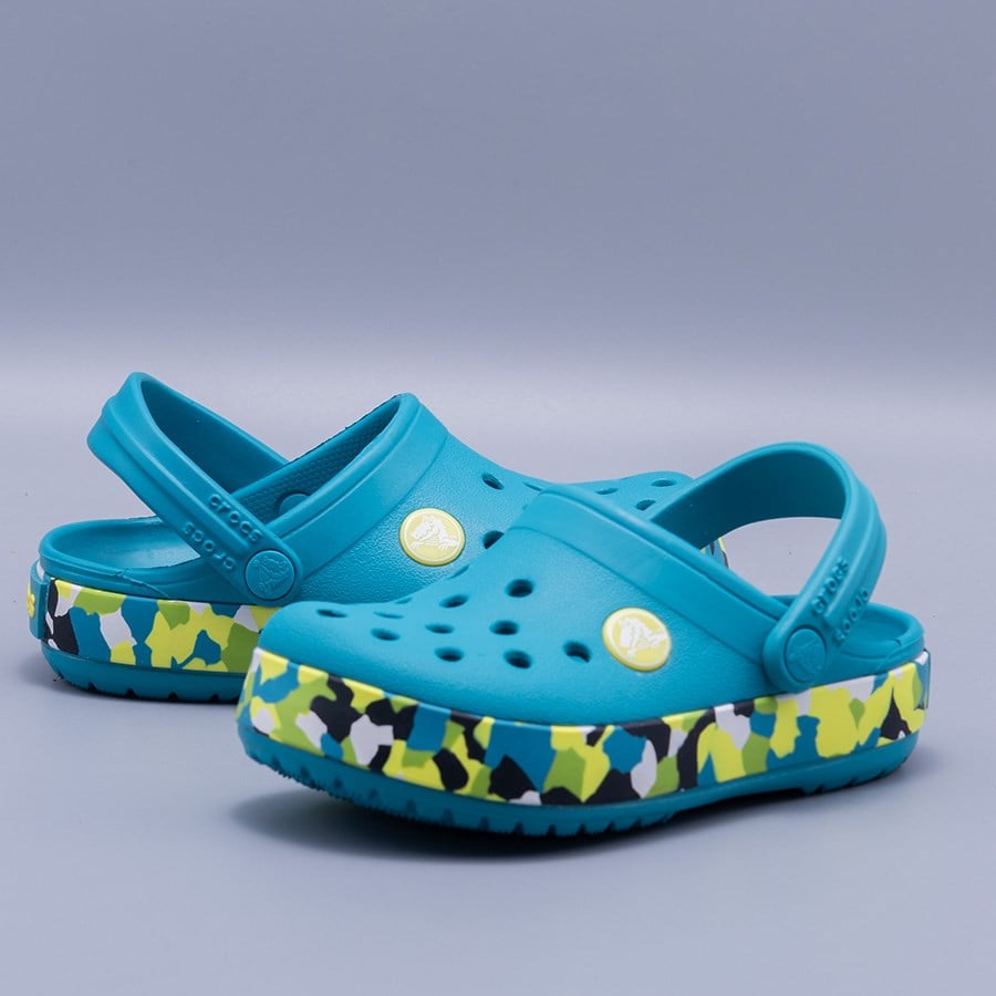 Crocs Crocband Glow Confetti Bandcgt Turbo Teal Çocuk Terlik 212524-3BU