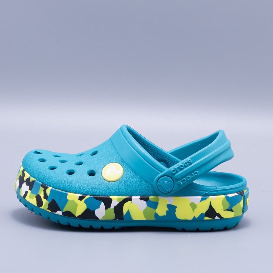 Crocs Crocband Glow Confetti Bandcgt Turbo Teal Çocuk Terlik 212524-3BU