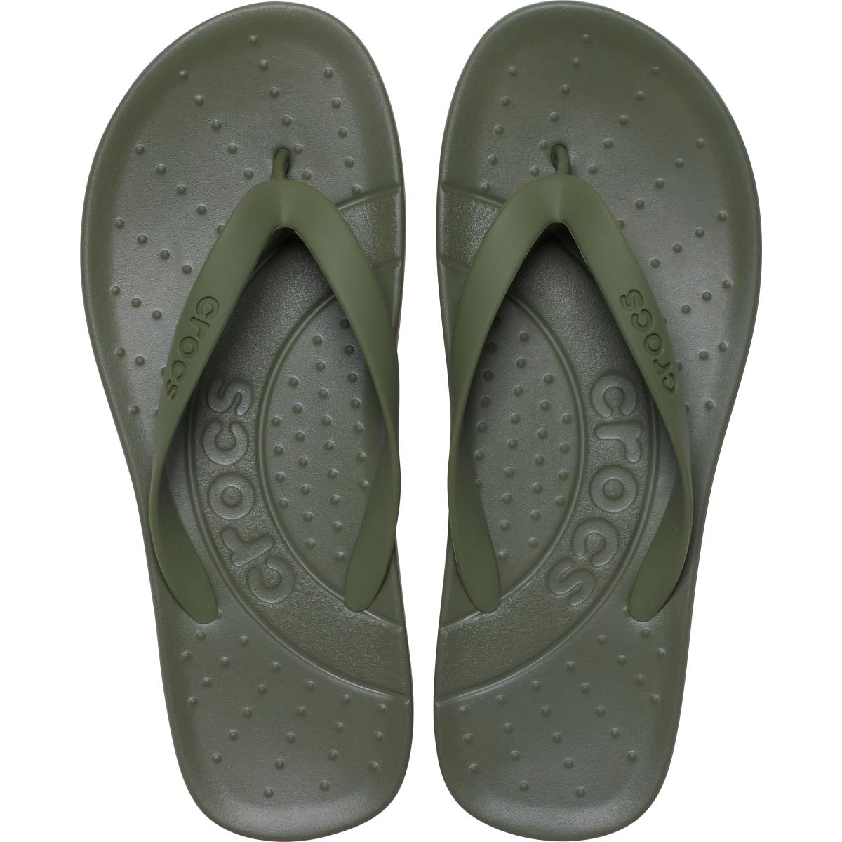 Crocs Flip Army Green Mn's Terlik 210089-309