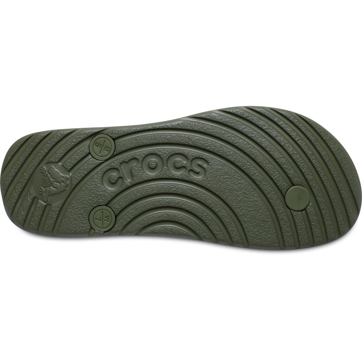 Crocs Flip Army Green Mn's Terlik 210089-309
