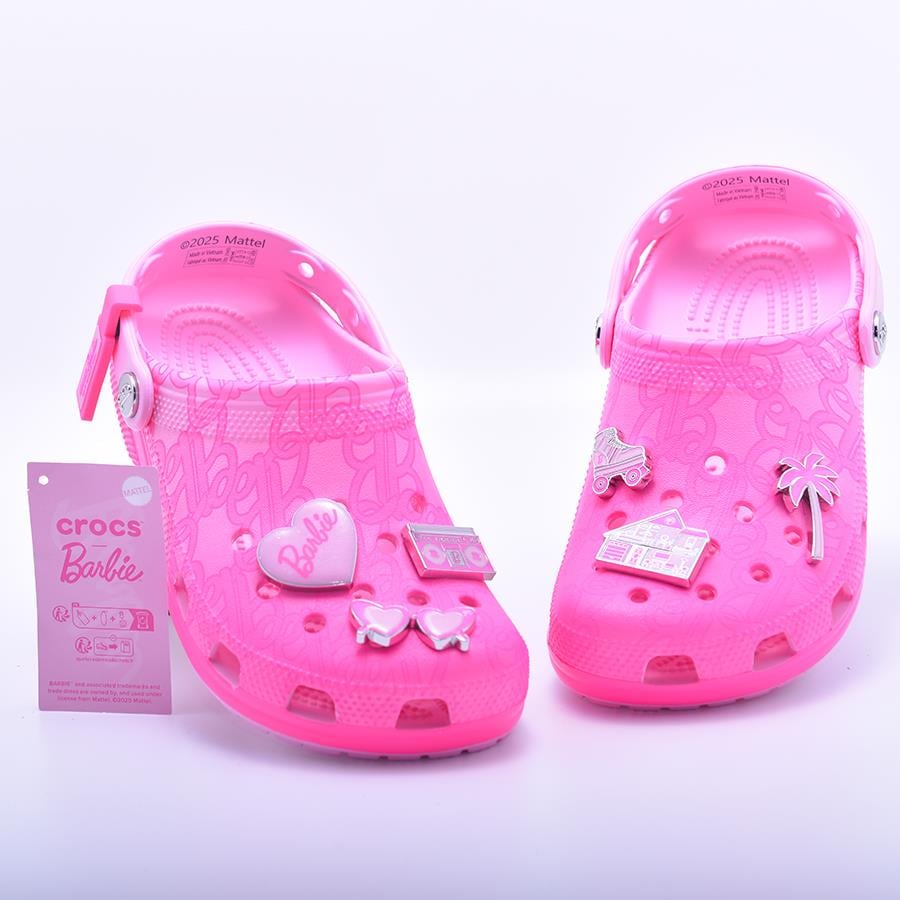 Crocs Mattel Pink Barbie Cls Clg Wmn's Terlik 211405-90H