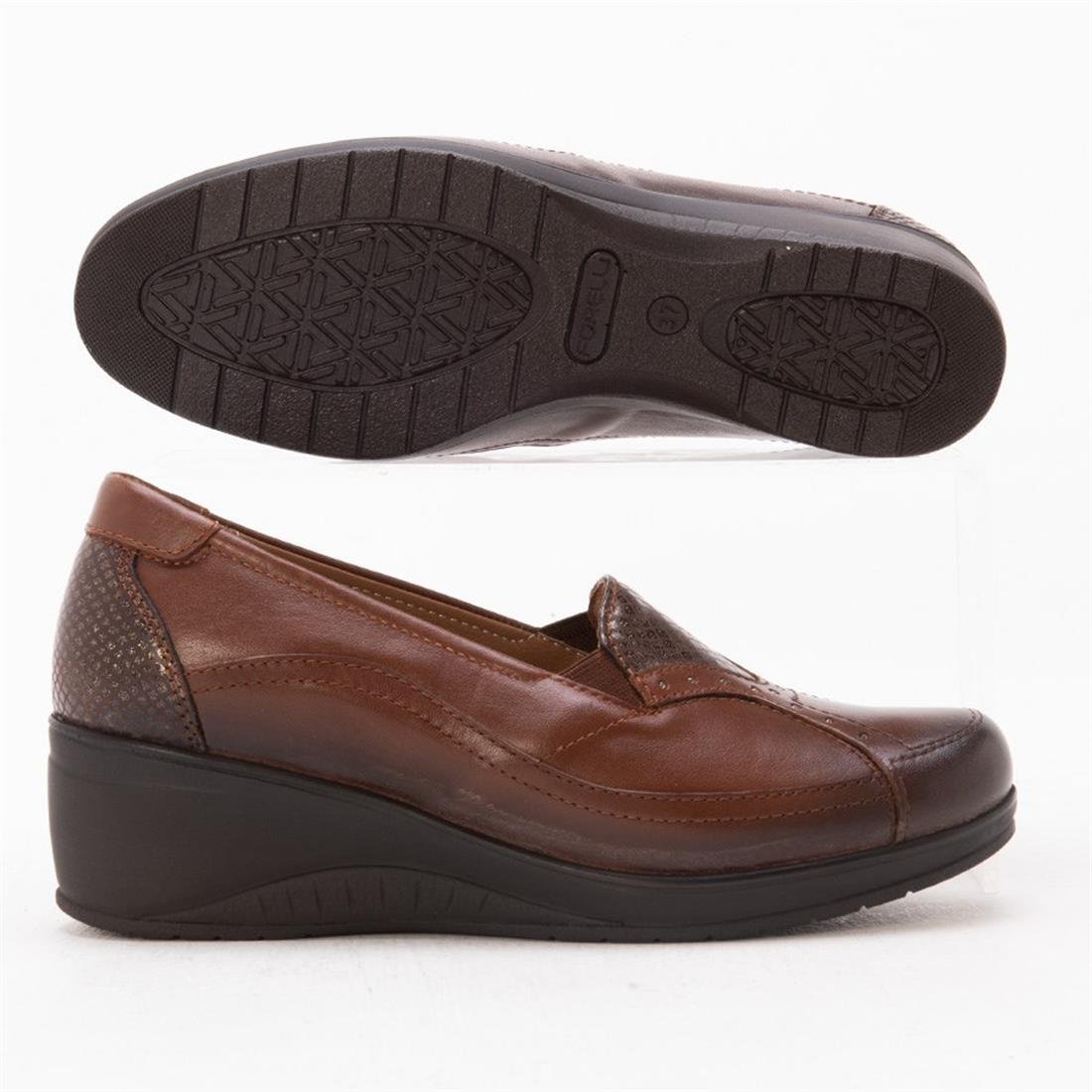 FORELLI ROSA KADIN HAKIKI DERI AYAKKABI 57603