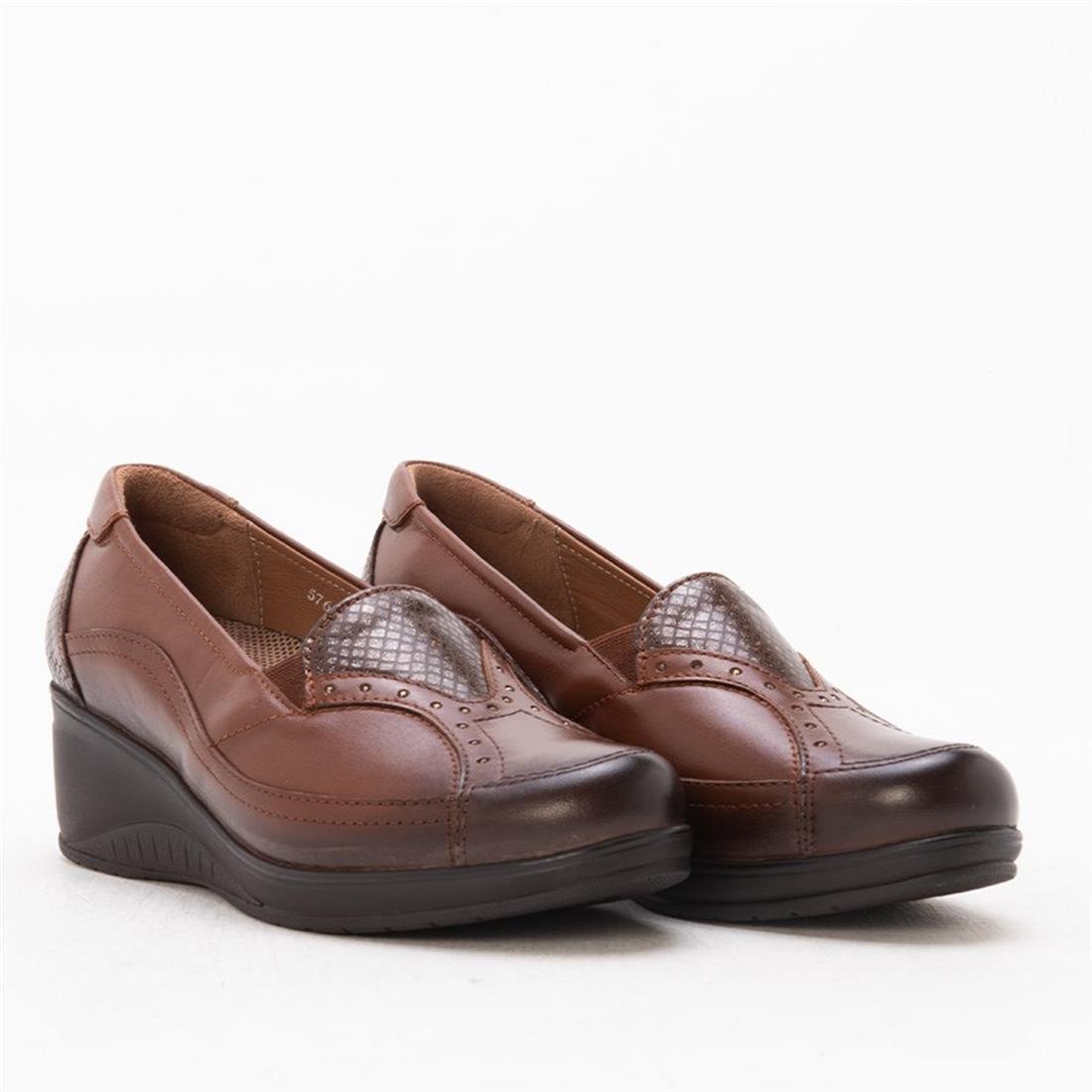 FORELLI ROSA KADIN HAKIKI DERI AYAKKABI 57603