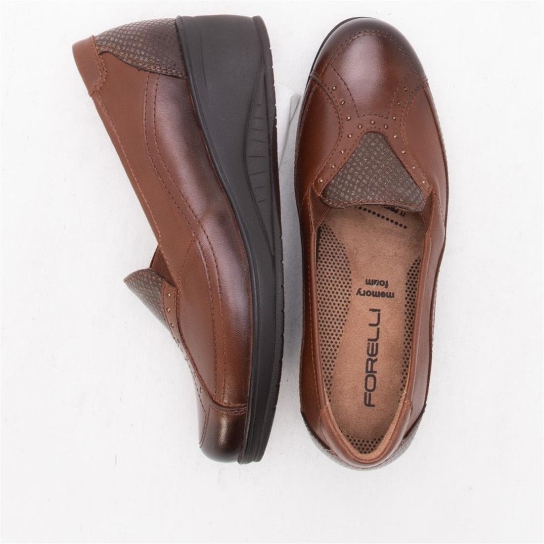 FORELLI ROSA KADIN HAKIKI DERI AYAKKABI 57603