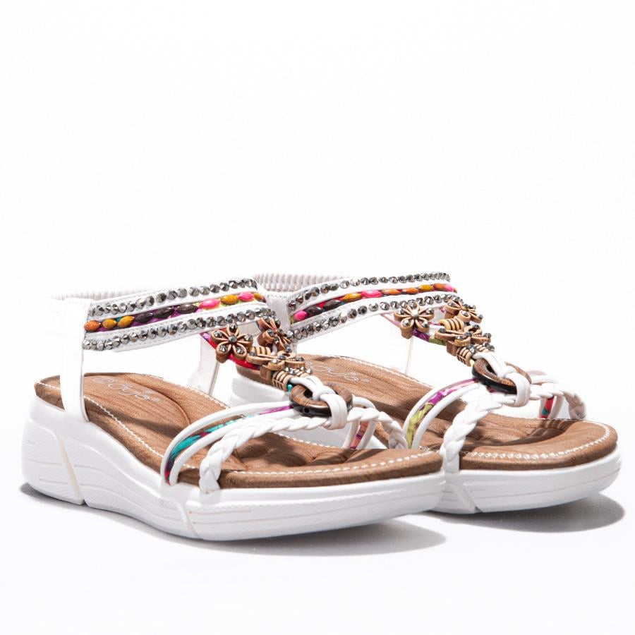 Guja Kadın Relaxfoam Taşlı Sandalet 154-4